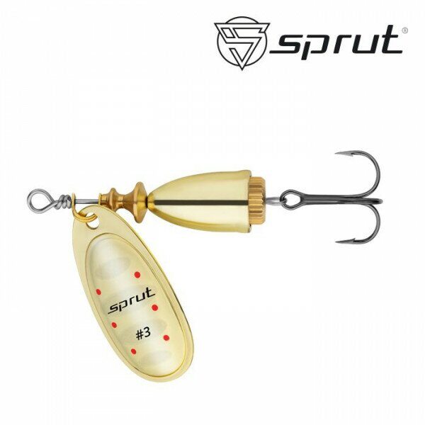 Блесна Вращающаяся "Sprut" Livia Spinner #3 (10g/G)