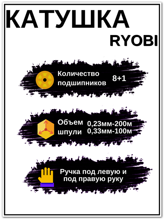Катушка Zauber CR 3000 (8+1BB,0.235mm-235m; 0,285mm-170m, 5.0:1,271g, беск.винт)