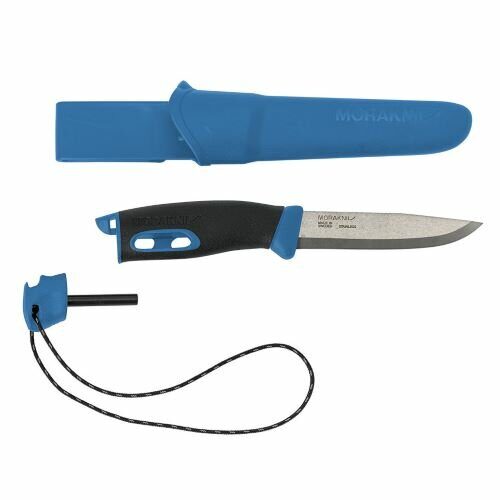 Нож Morakniv Spark Blue, нержавеющая сталь, цвет синий