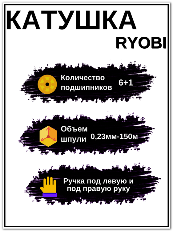 Катушка Ryobi TT Power (2000 (6+1BB))